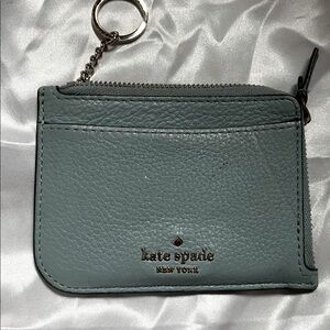 Kate Spade New York Small Jackson Soft Pebbled Leather Card Holder Wristlet